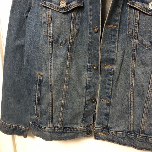 LEVIS VINTAGE STYLE DENIM JACKET BLUE MENS LARGE - Picture 3 of 7